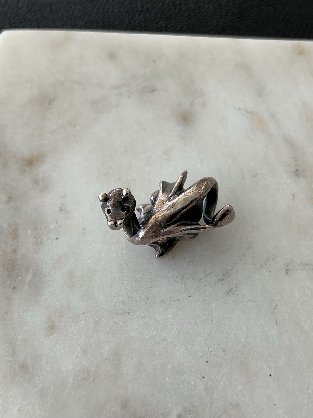 Pandora - Silver Dragon Figurine Bead